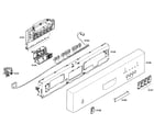 Bosch SHE42L12UC/23 front panel diagram