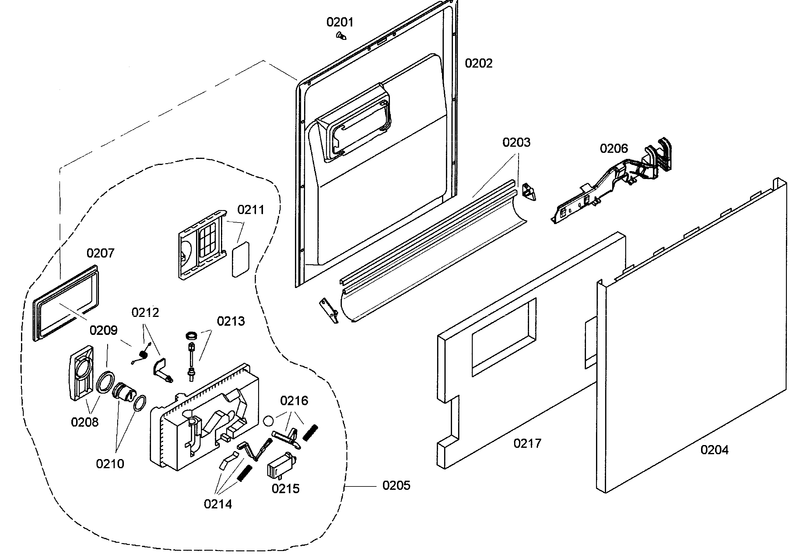 Door assy