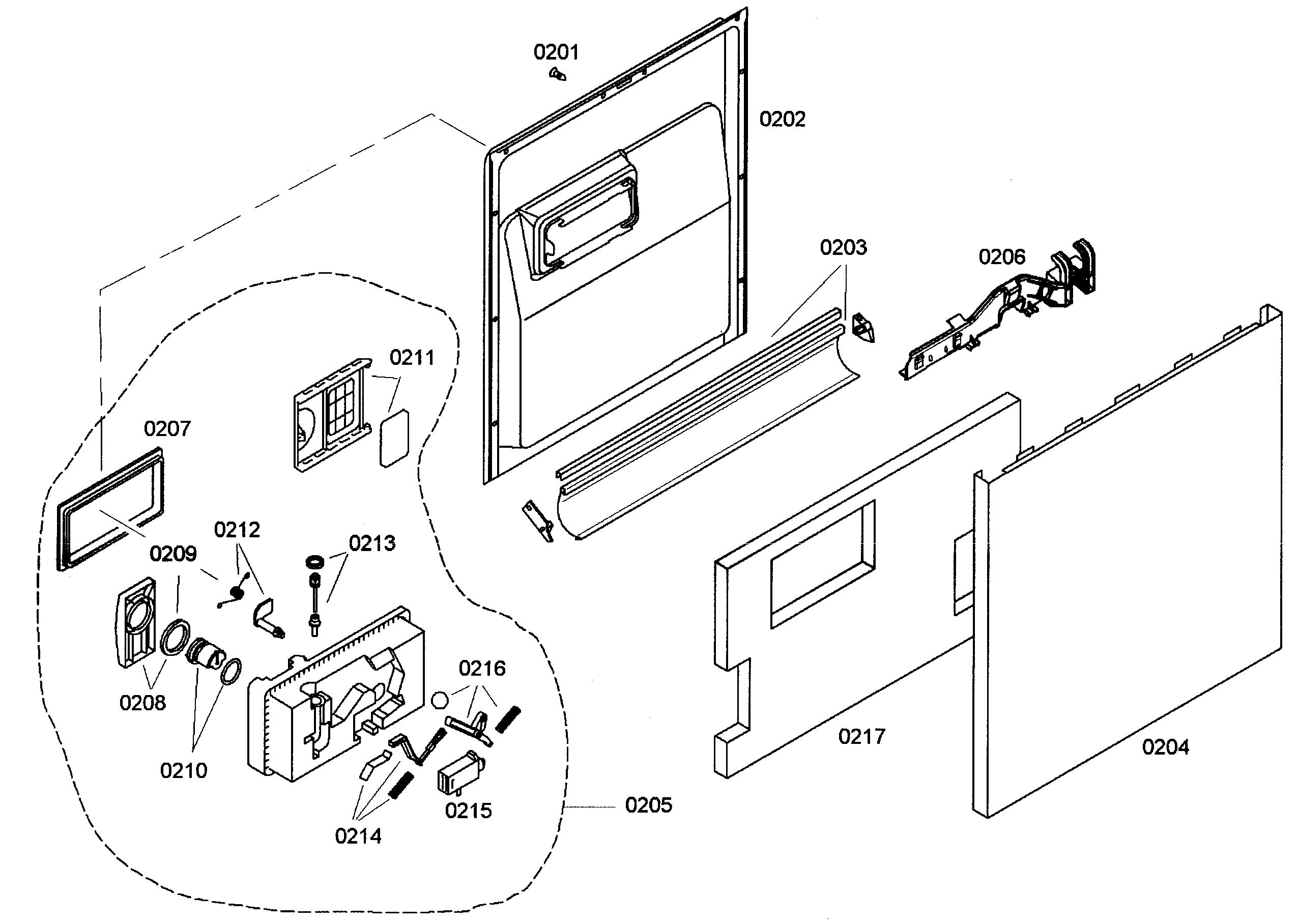 Door assy