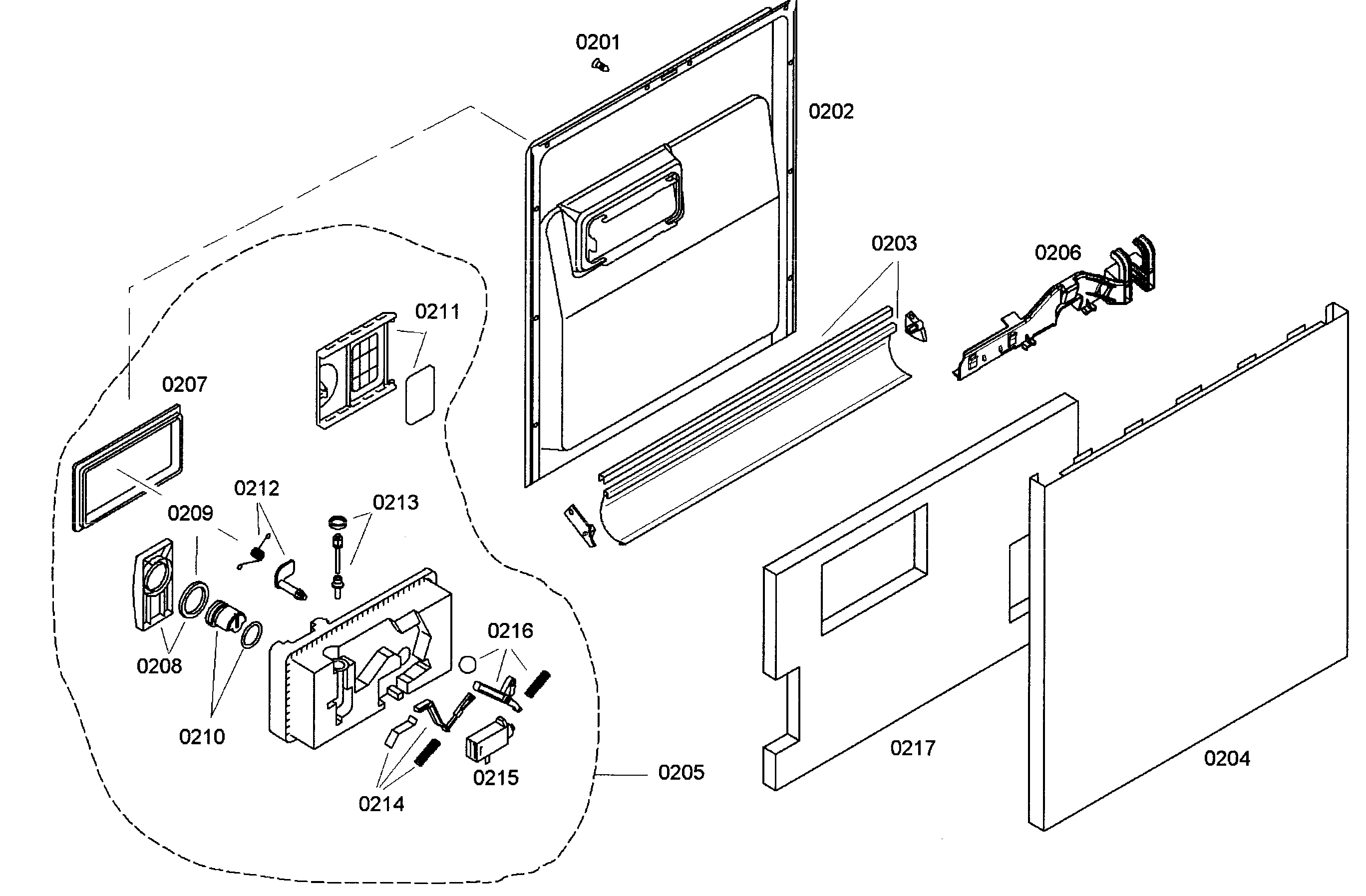 Door assy