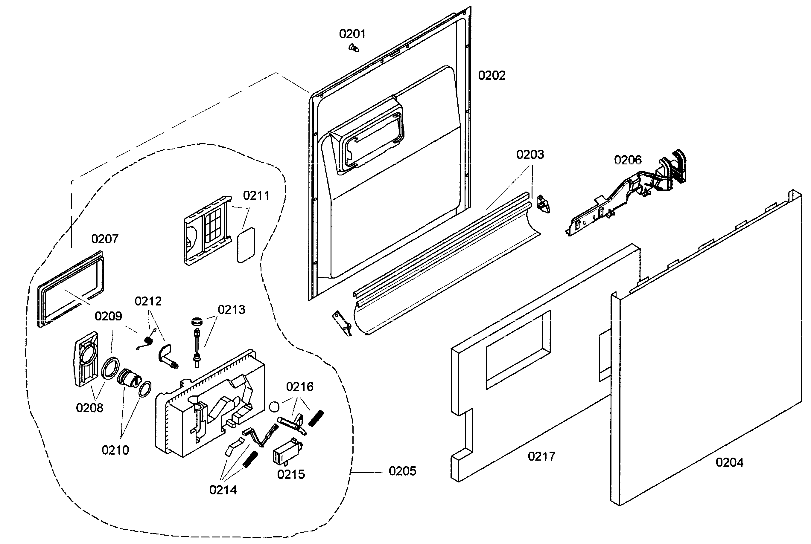 Door assy