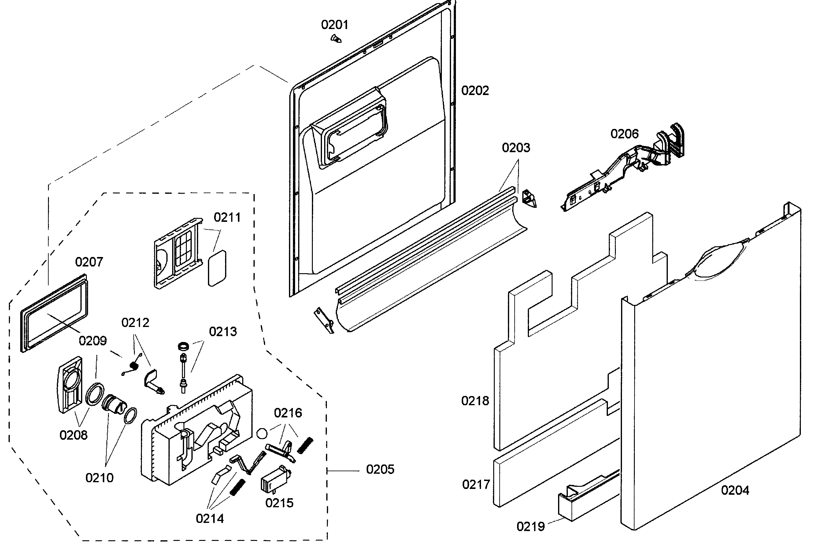 Door assy