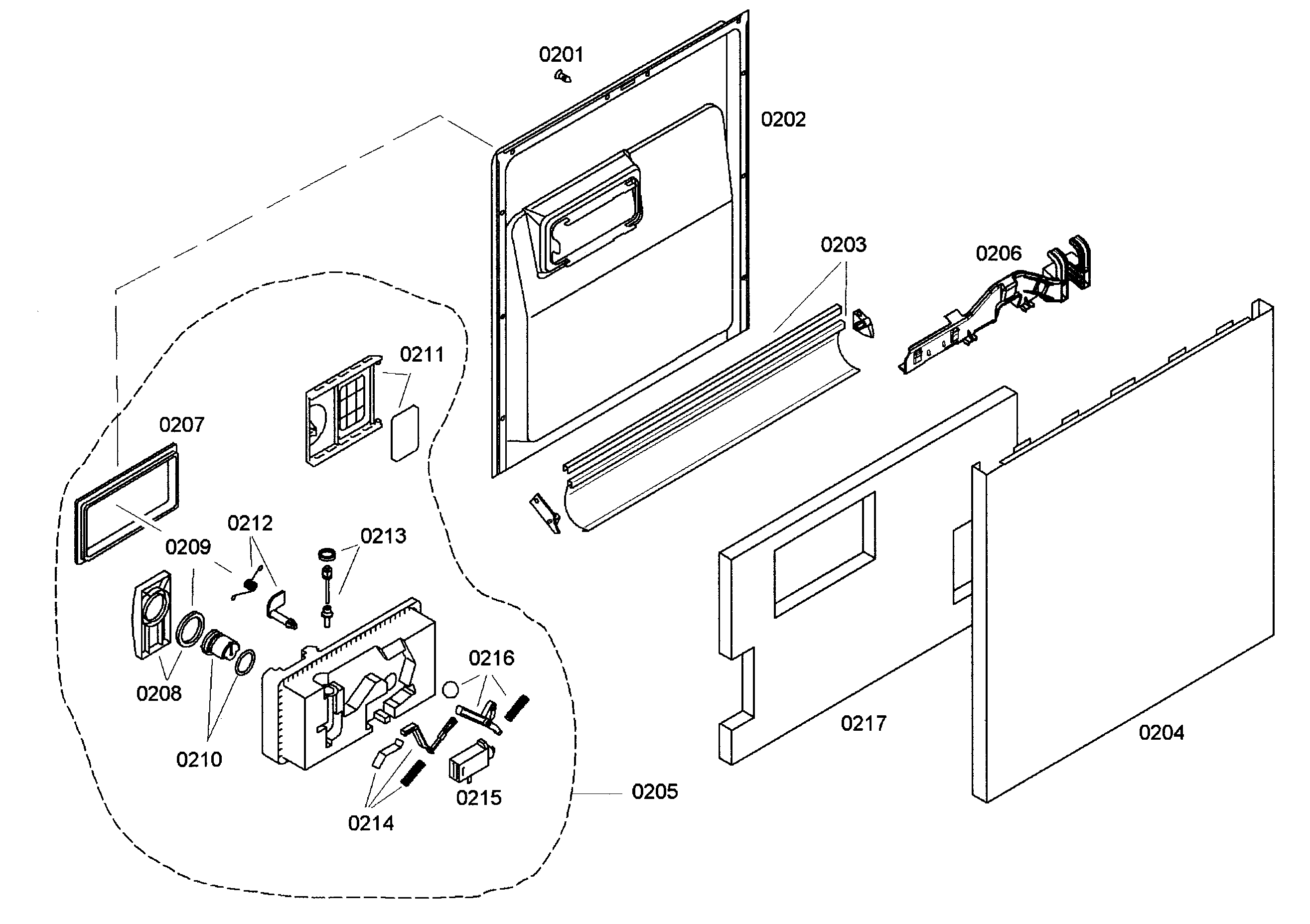 Door assy