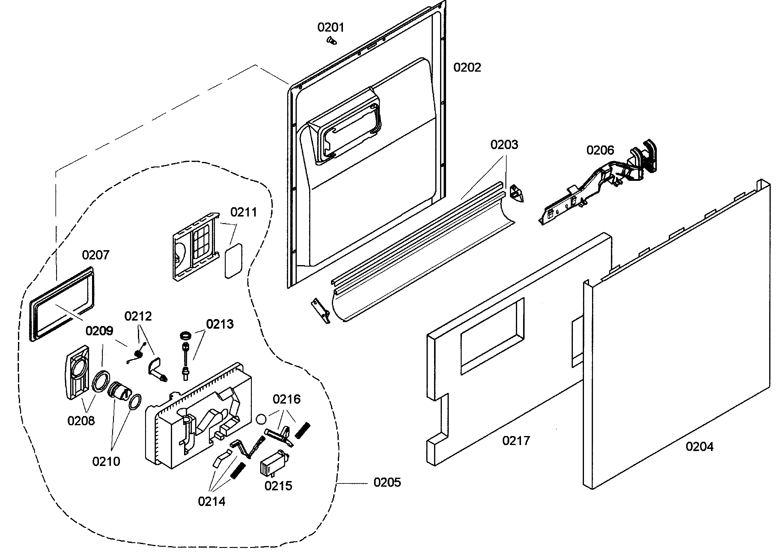 Door assy