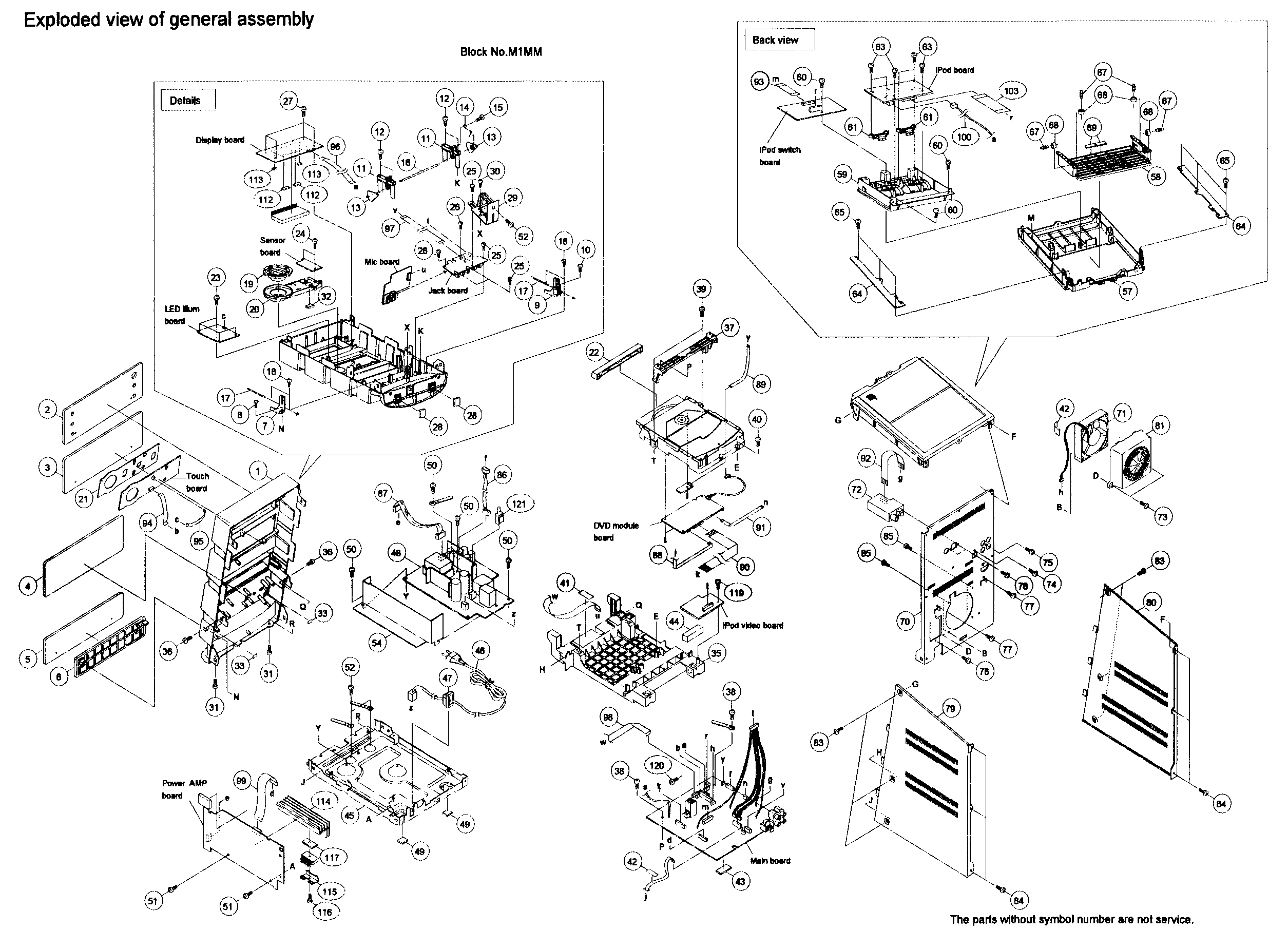 Cabinet parts