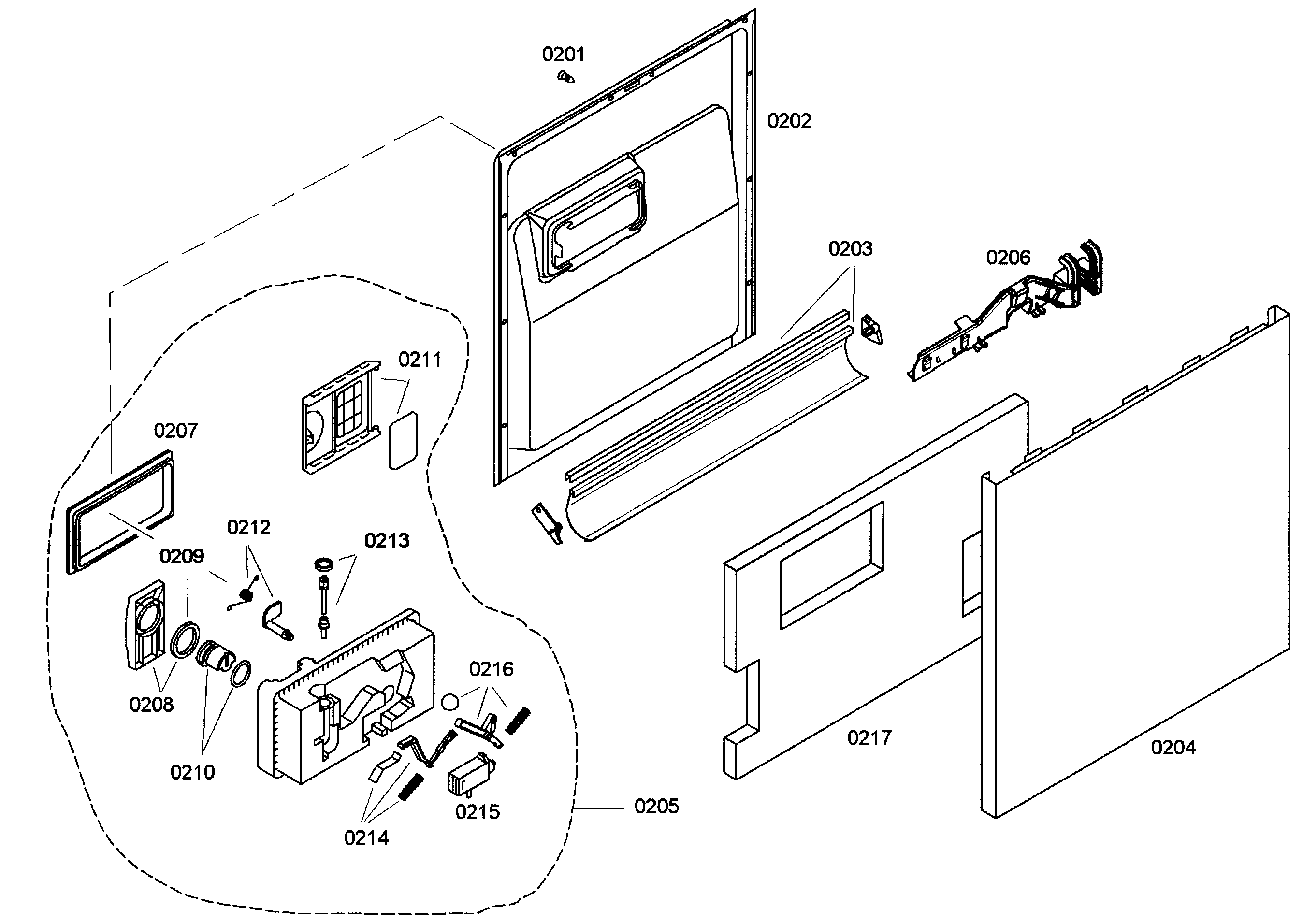 Door assy