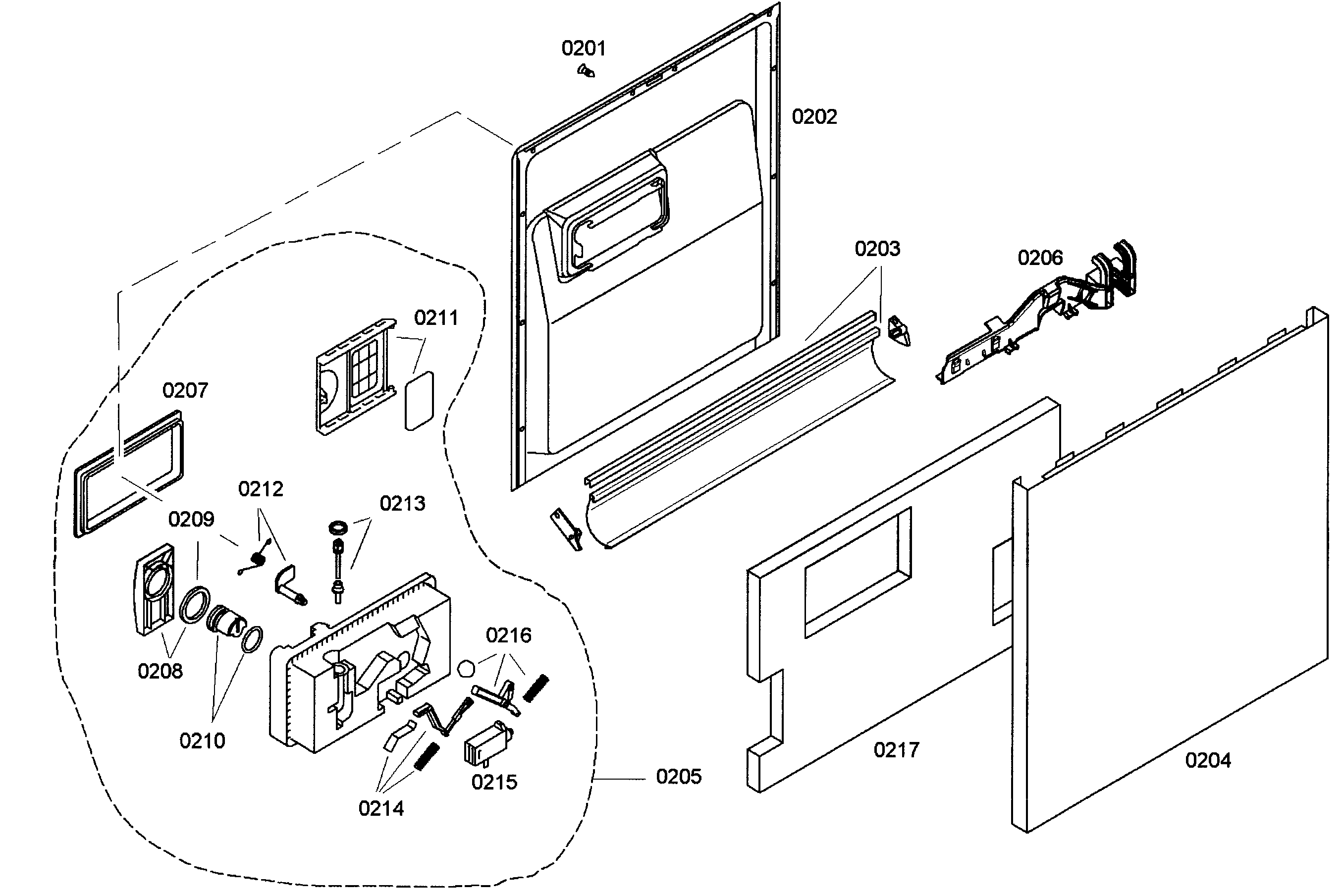 Door assy