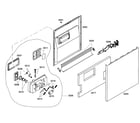 Bosch SHE43C02UC/37 door asy diagram