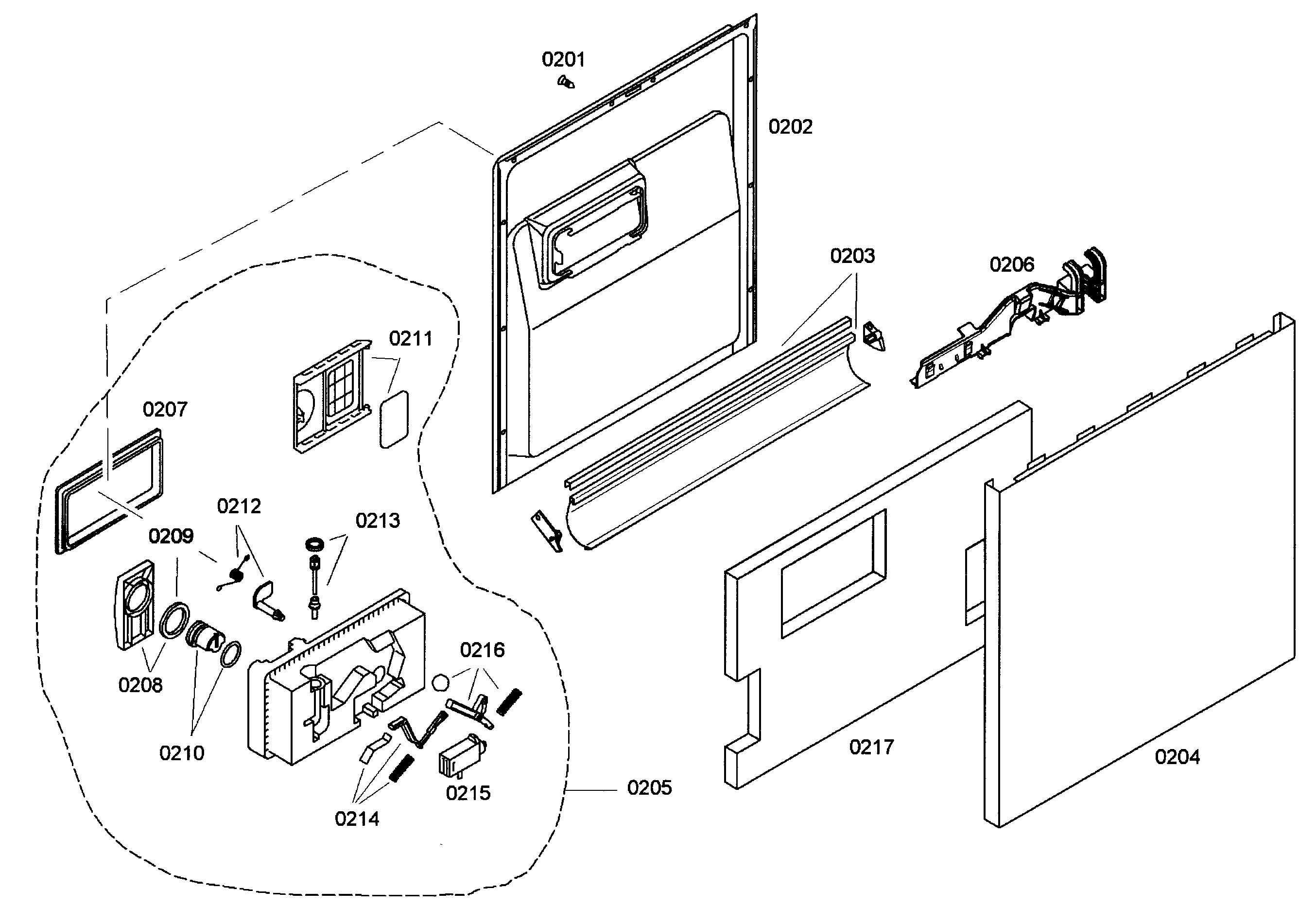 Door assy