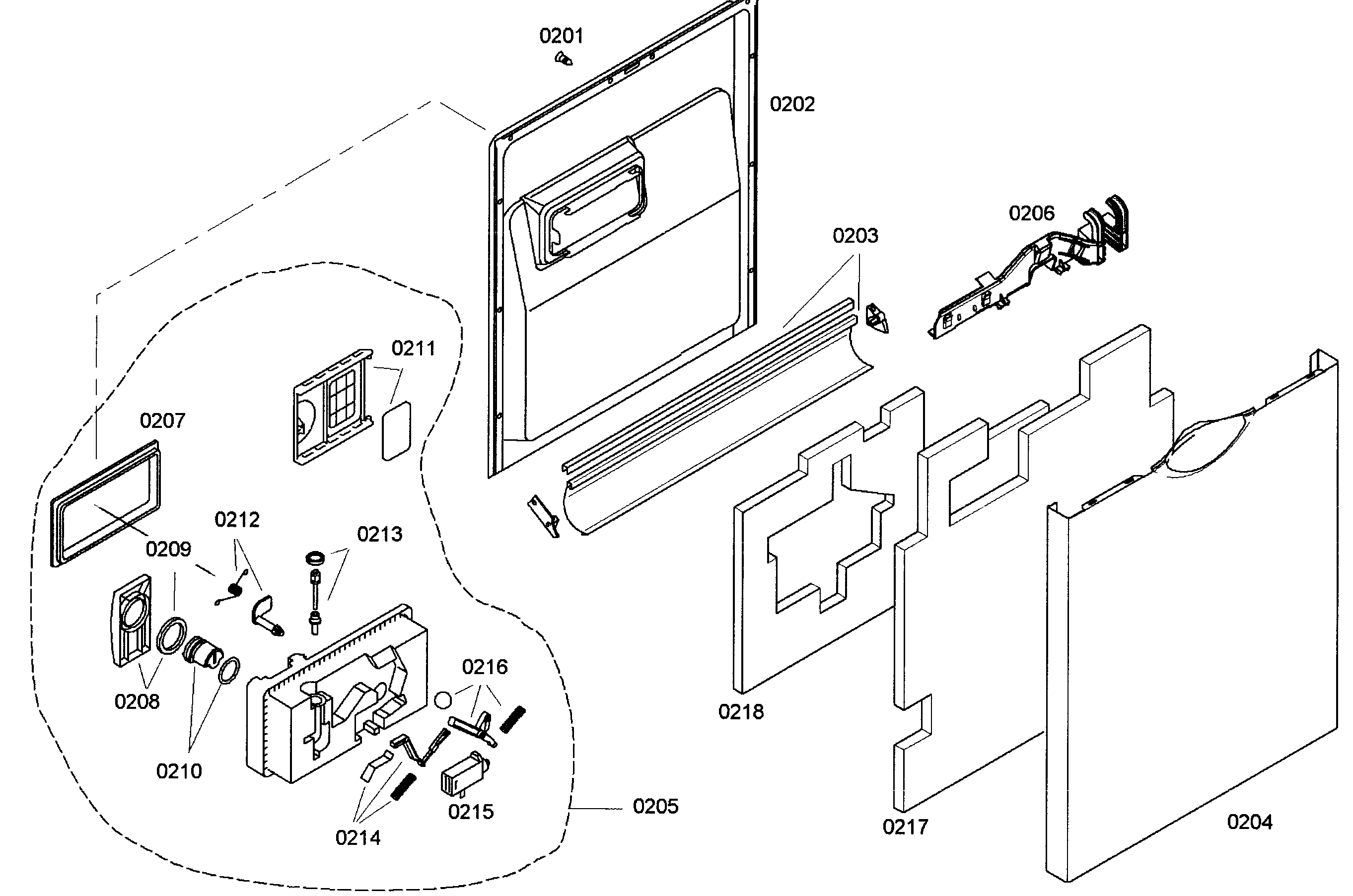 Door assy