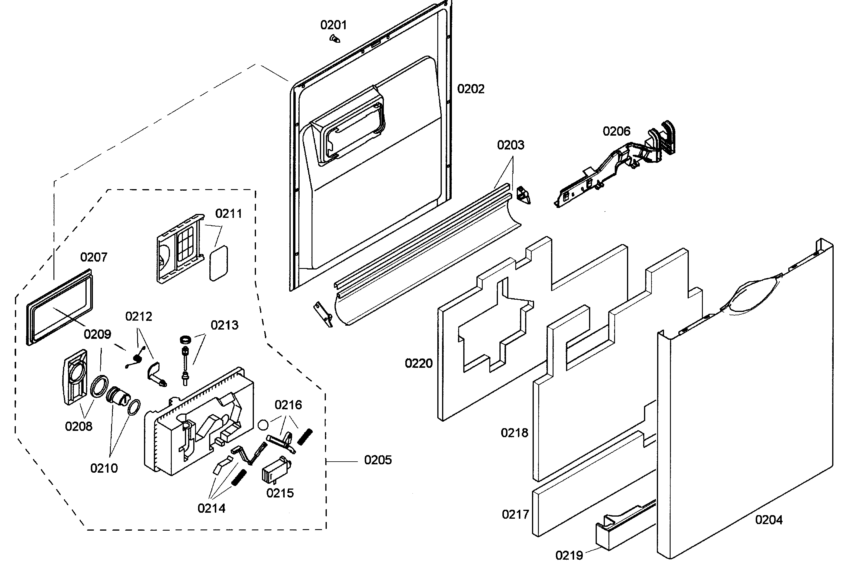 Door assy