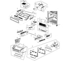 Samsung RF266AEBP/XAA-00 freezer assy diagram