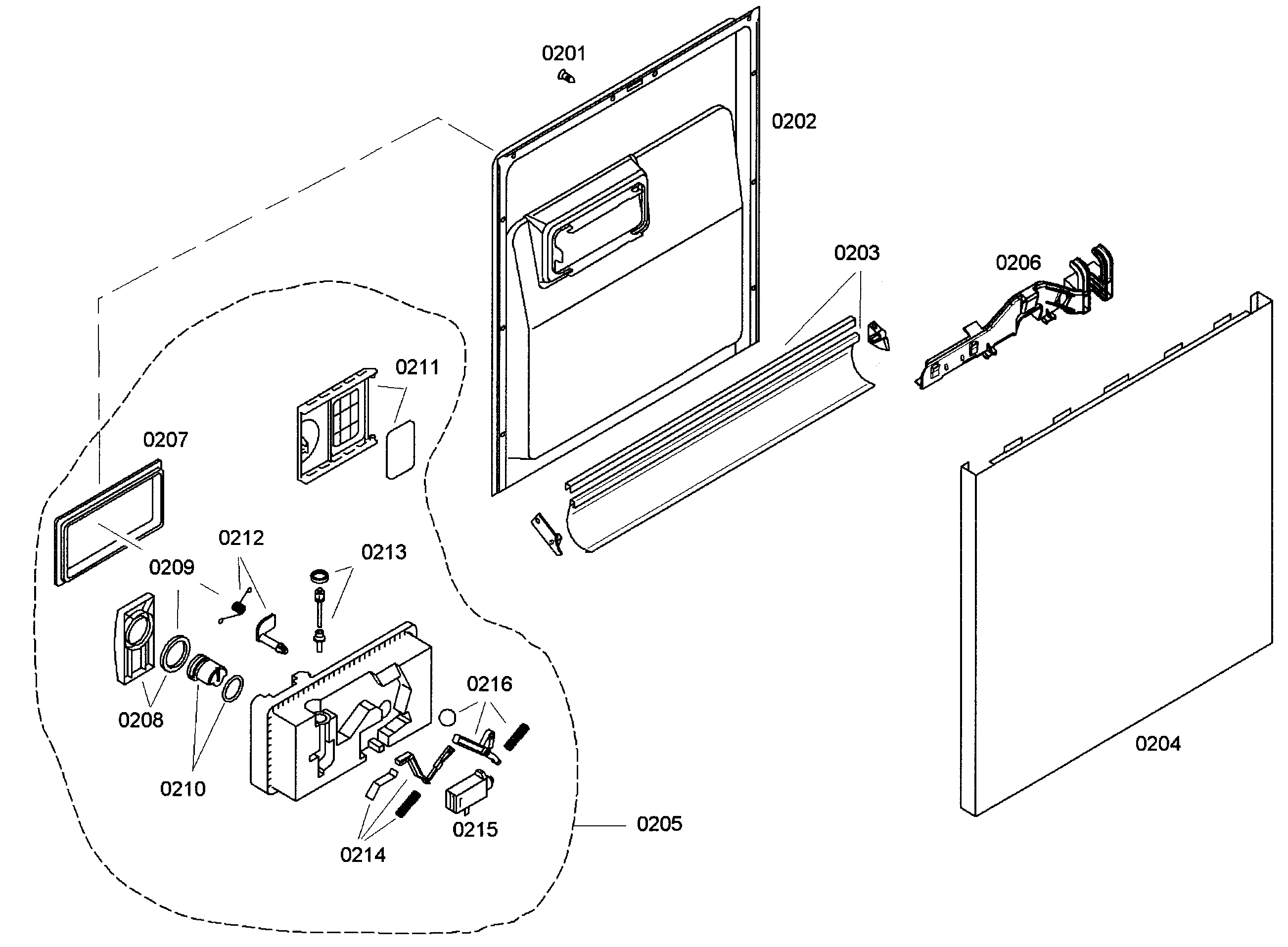 Door assy