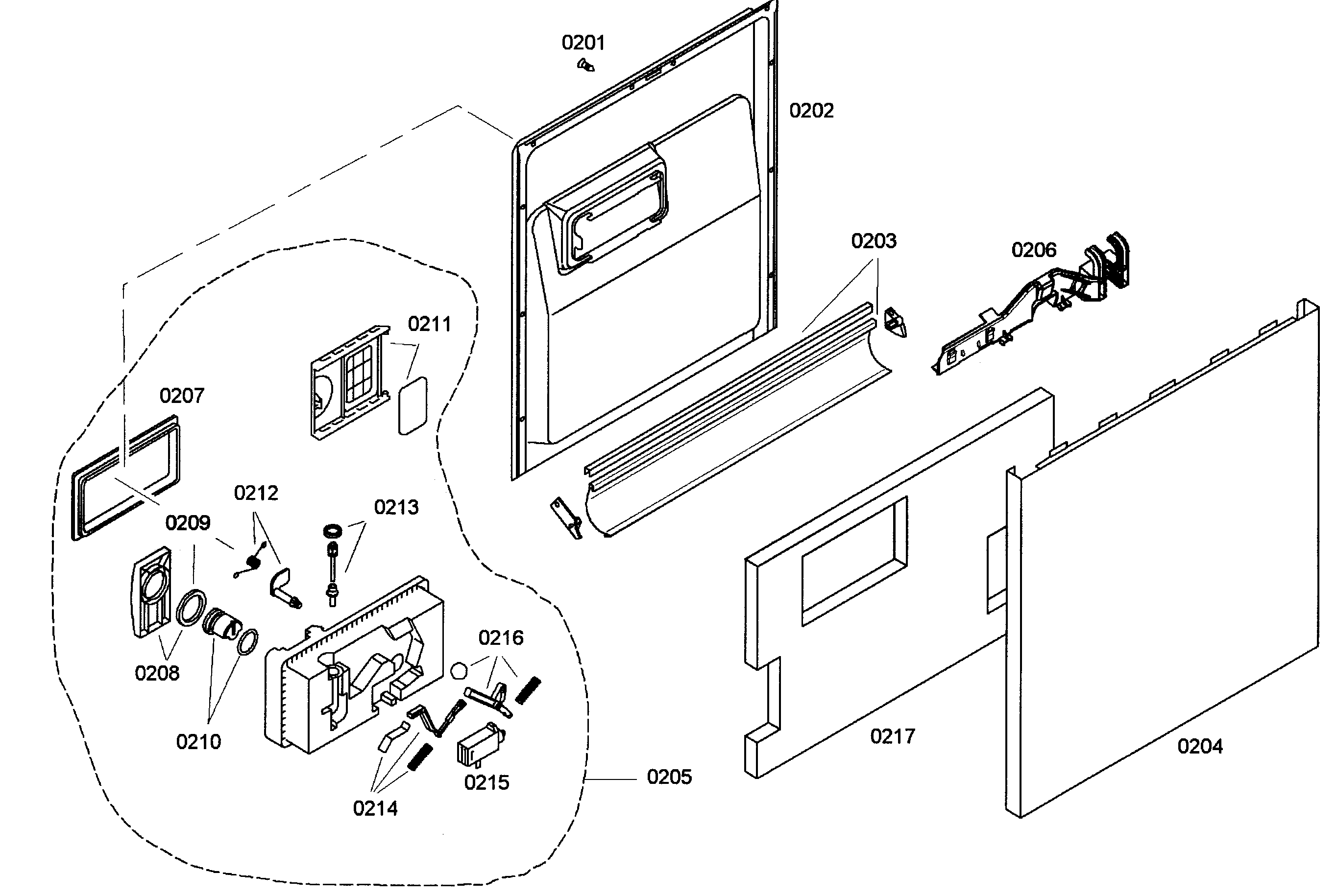 Door assy