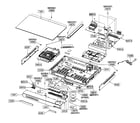 Samsung HT-C5500 cabinet parts diagram