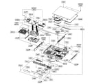 Samsung HT-C6500 cabinet parts diagram