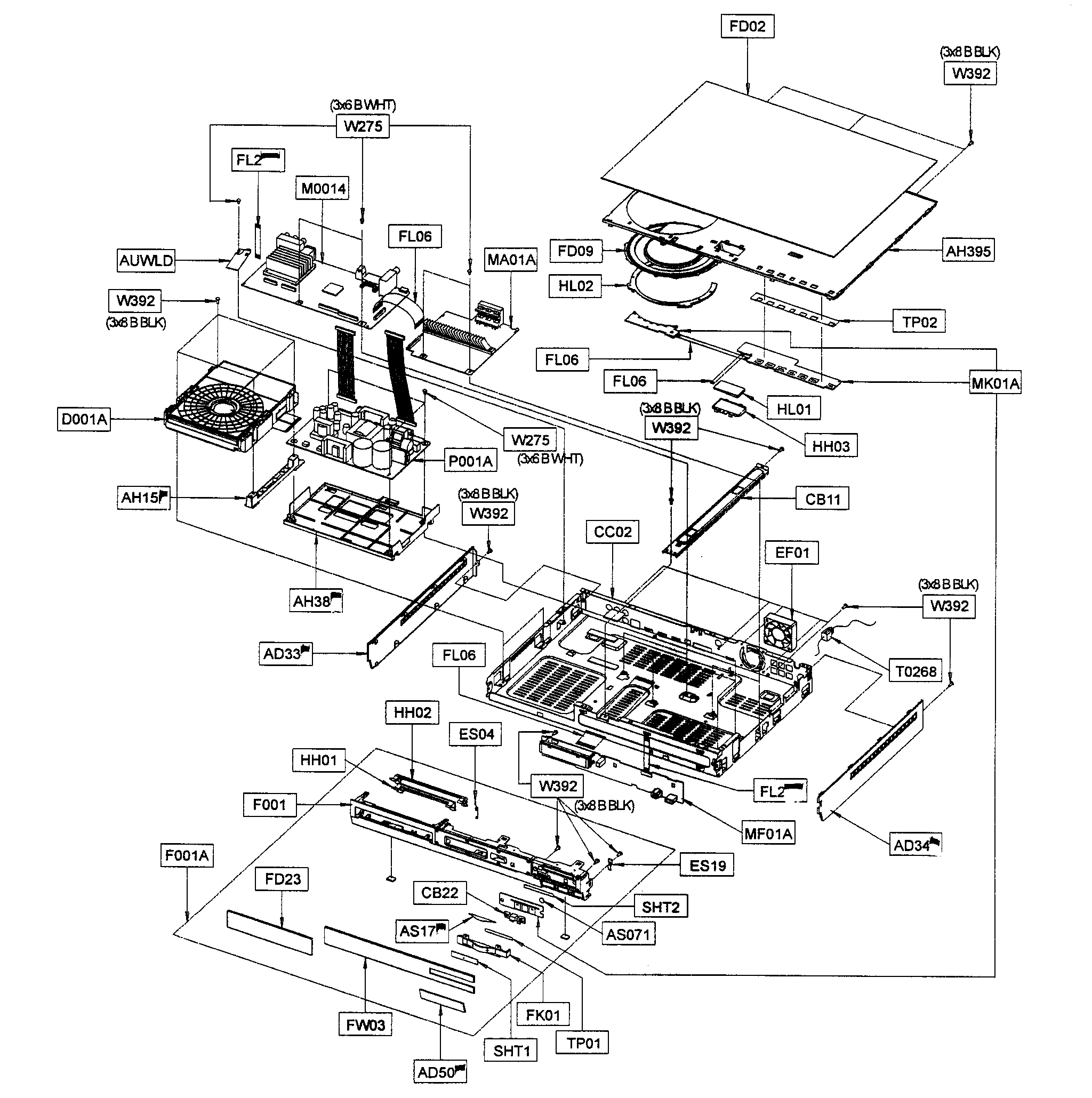 Cabinet parts
