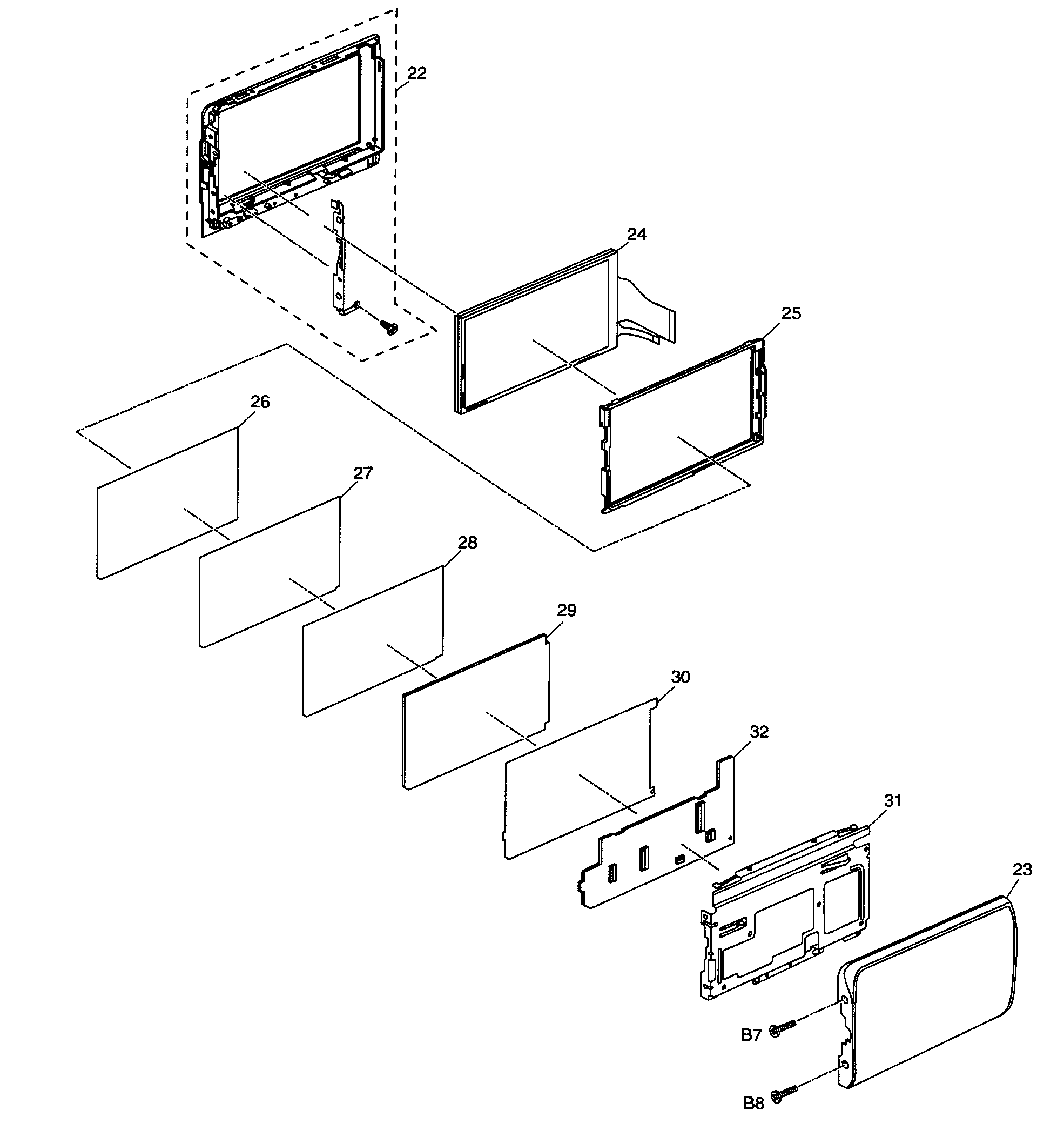 LCD ASY