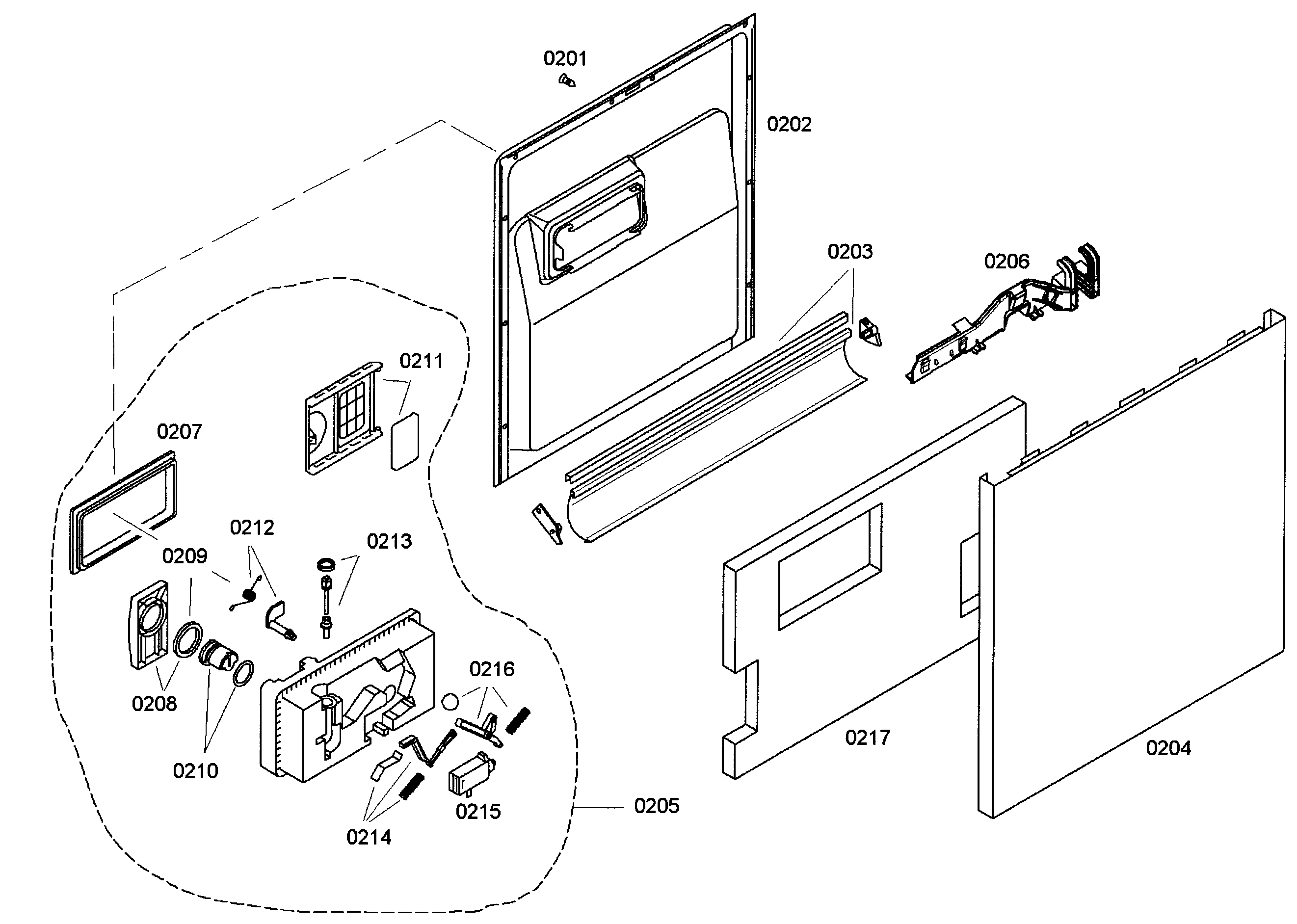 Door assy