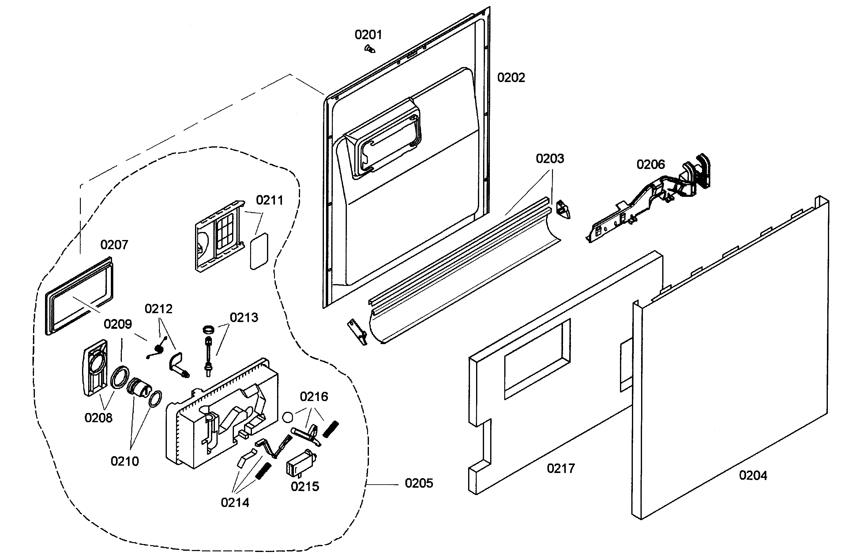 Door assy