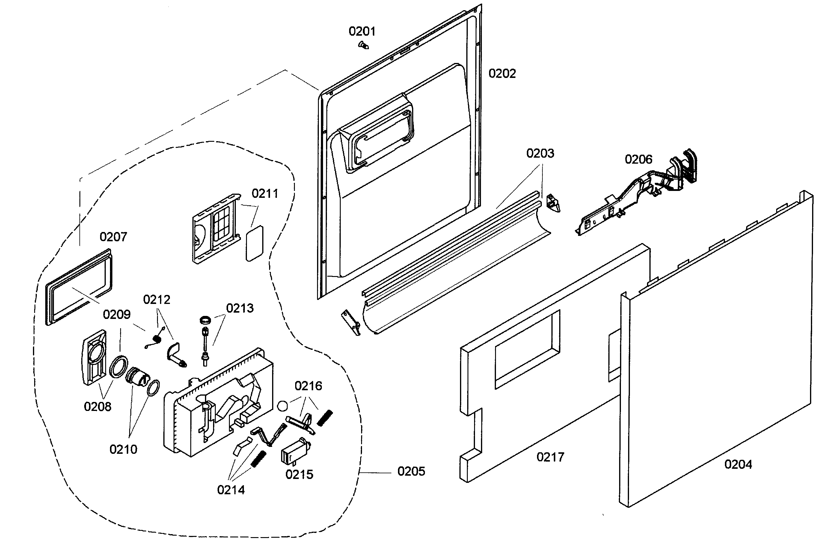 Door assy