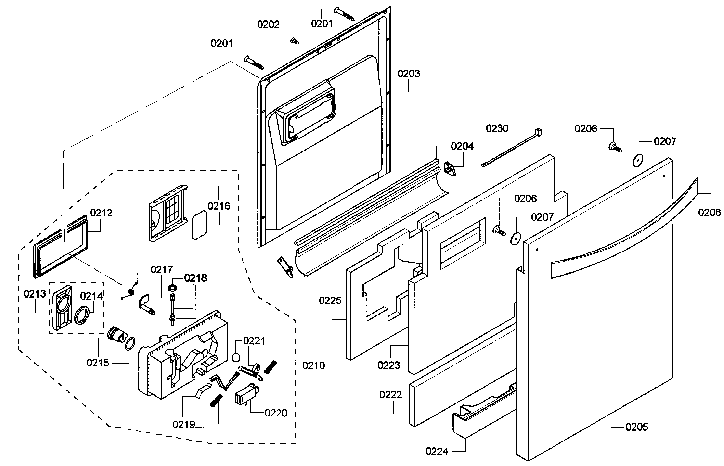Door assy