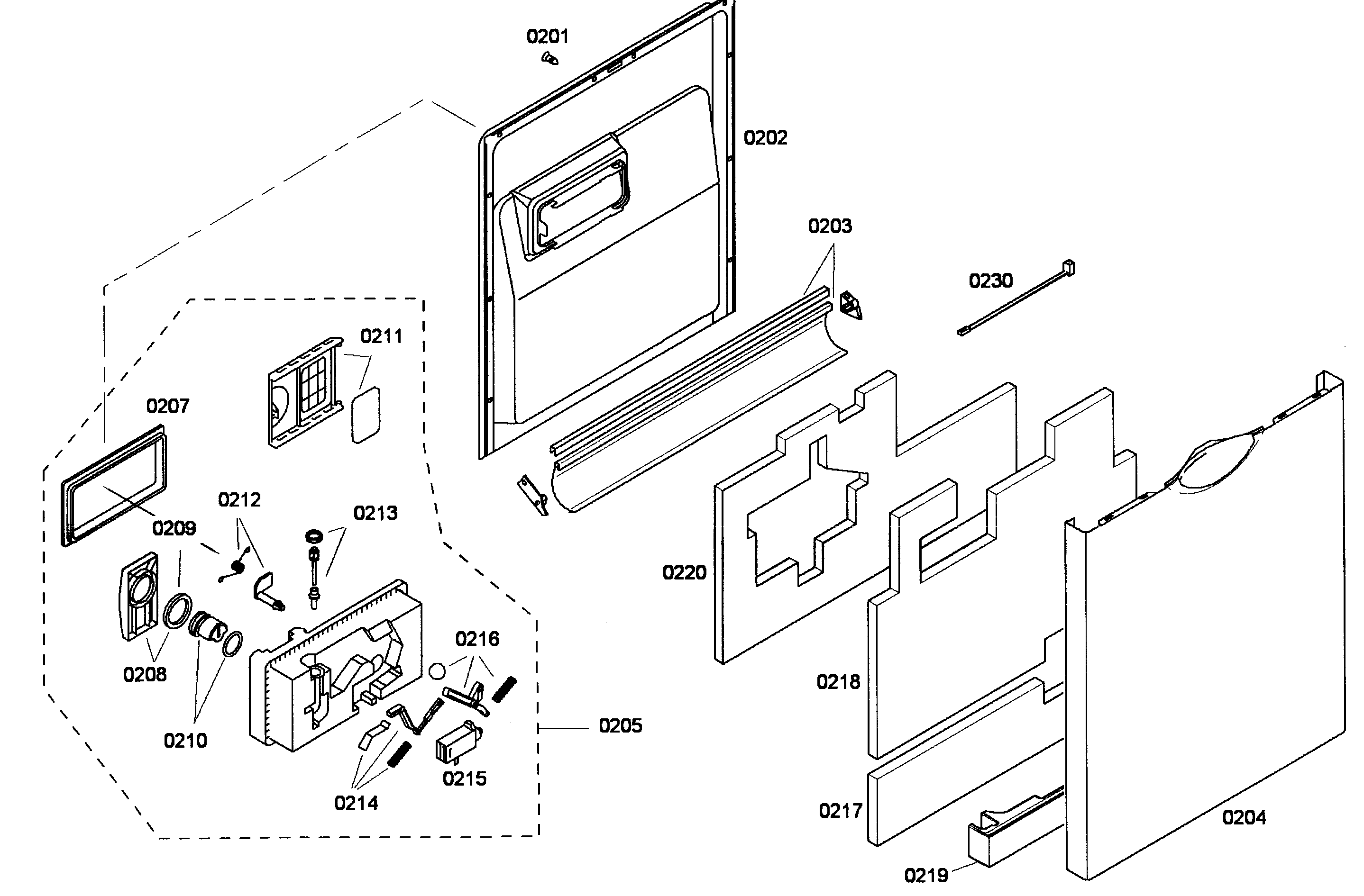Door assy