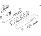 Bosch SHE43P05UC/58 control panel diagram