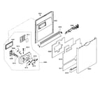 Bosch SHE43M05UC/50 door assy diagram