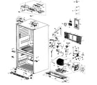 Samsung RF266AEWP/XAA-00 cabinet diagram