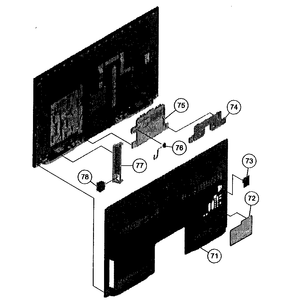 Rear cover