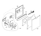 Bosch SHE43M06UC/43 door asy diagram