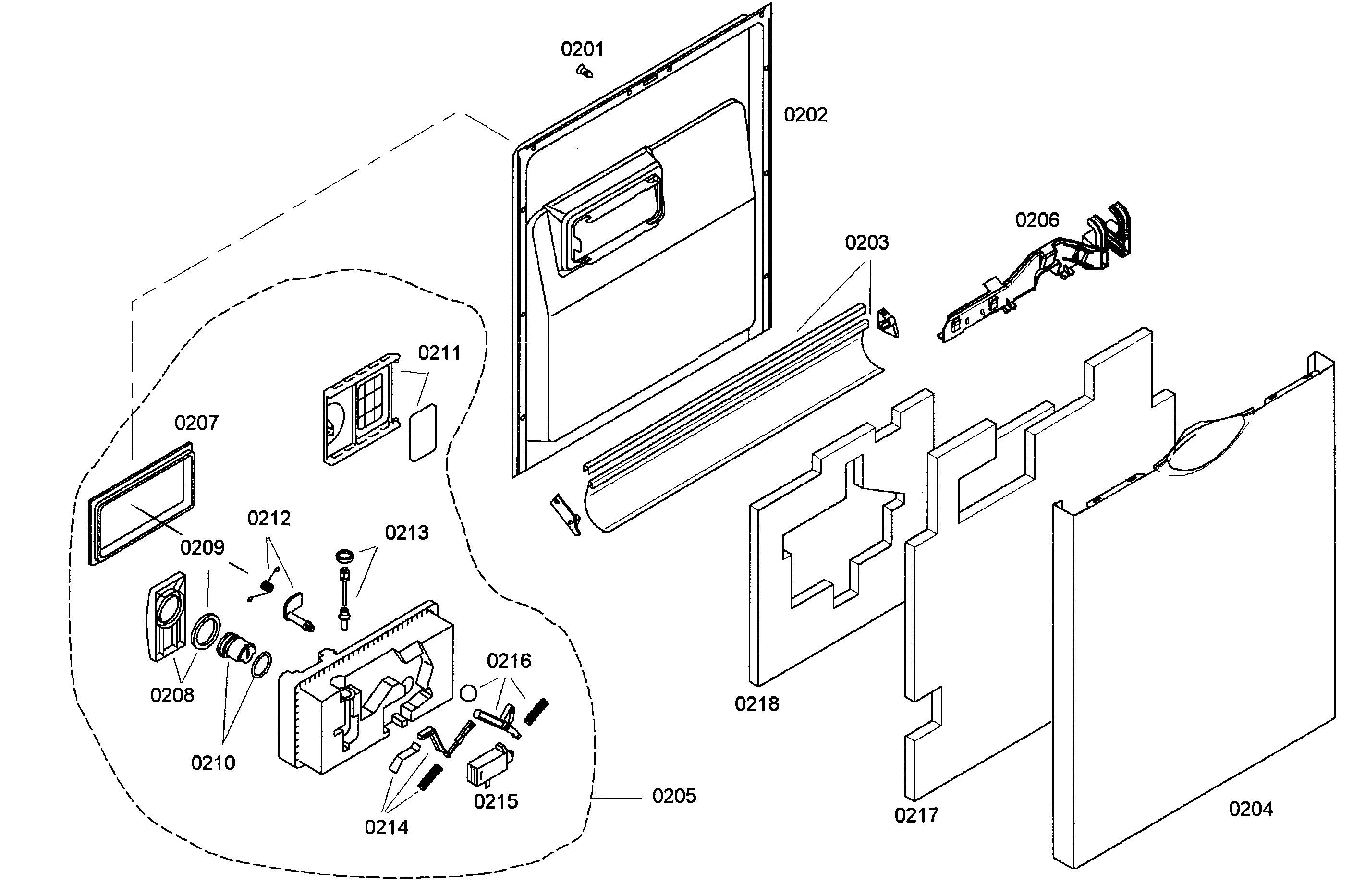 Door assy