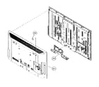 Sony KDL-40EX501 rear assy diagram