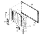 Sony KDL-40EX501 front assy diagram