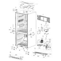 Samsung RF217ACBP/XAA-00 cabinet diagram