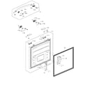 Samsung RF217ACBP/XAA-00 freezer door diagram