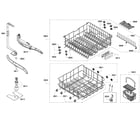 Bosch SHE43P06UC/60 baskets diagram