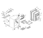 Kenmore 25593382010 cabinet parts diagram