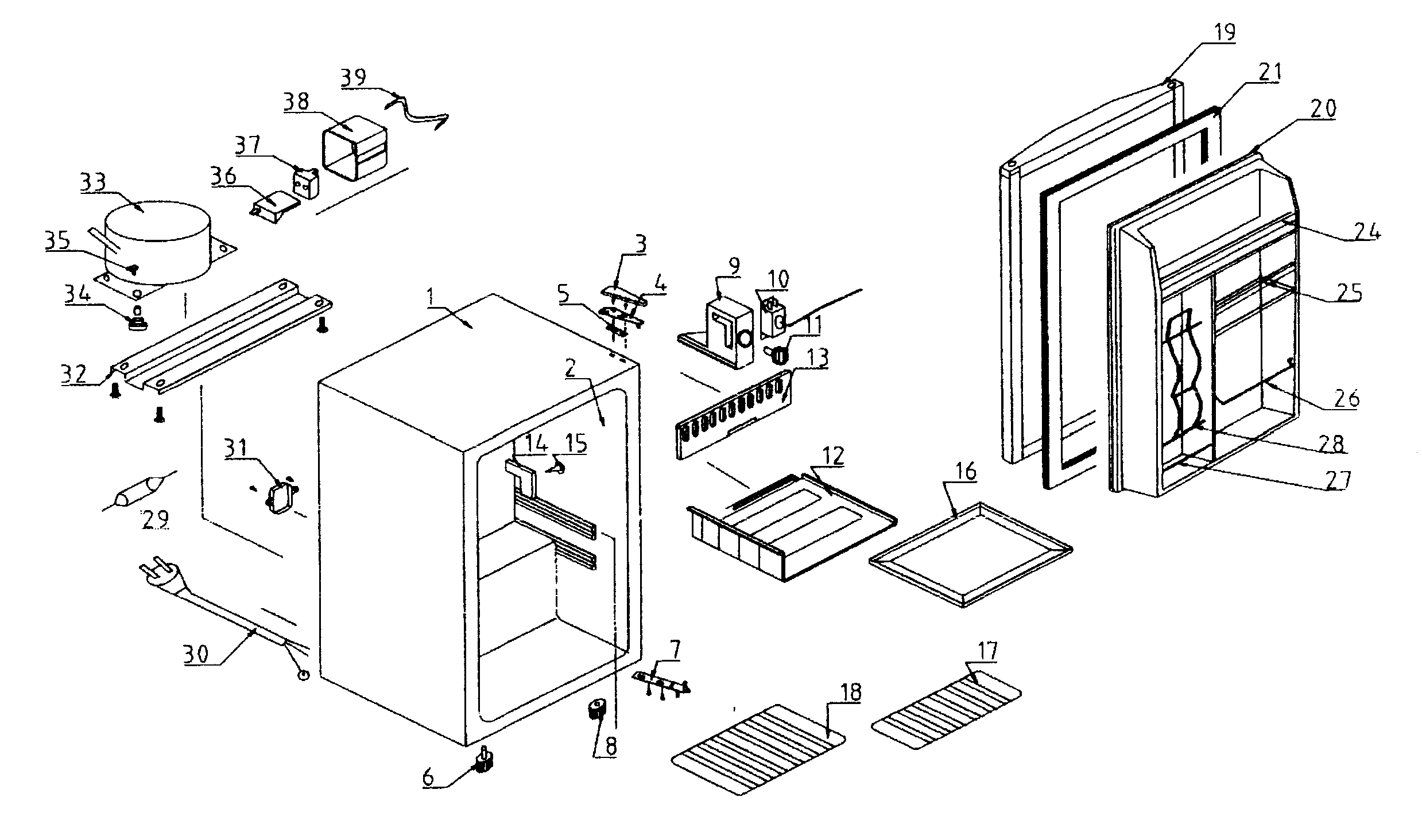 CABINET PARTS