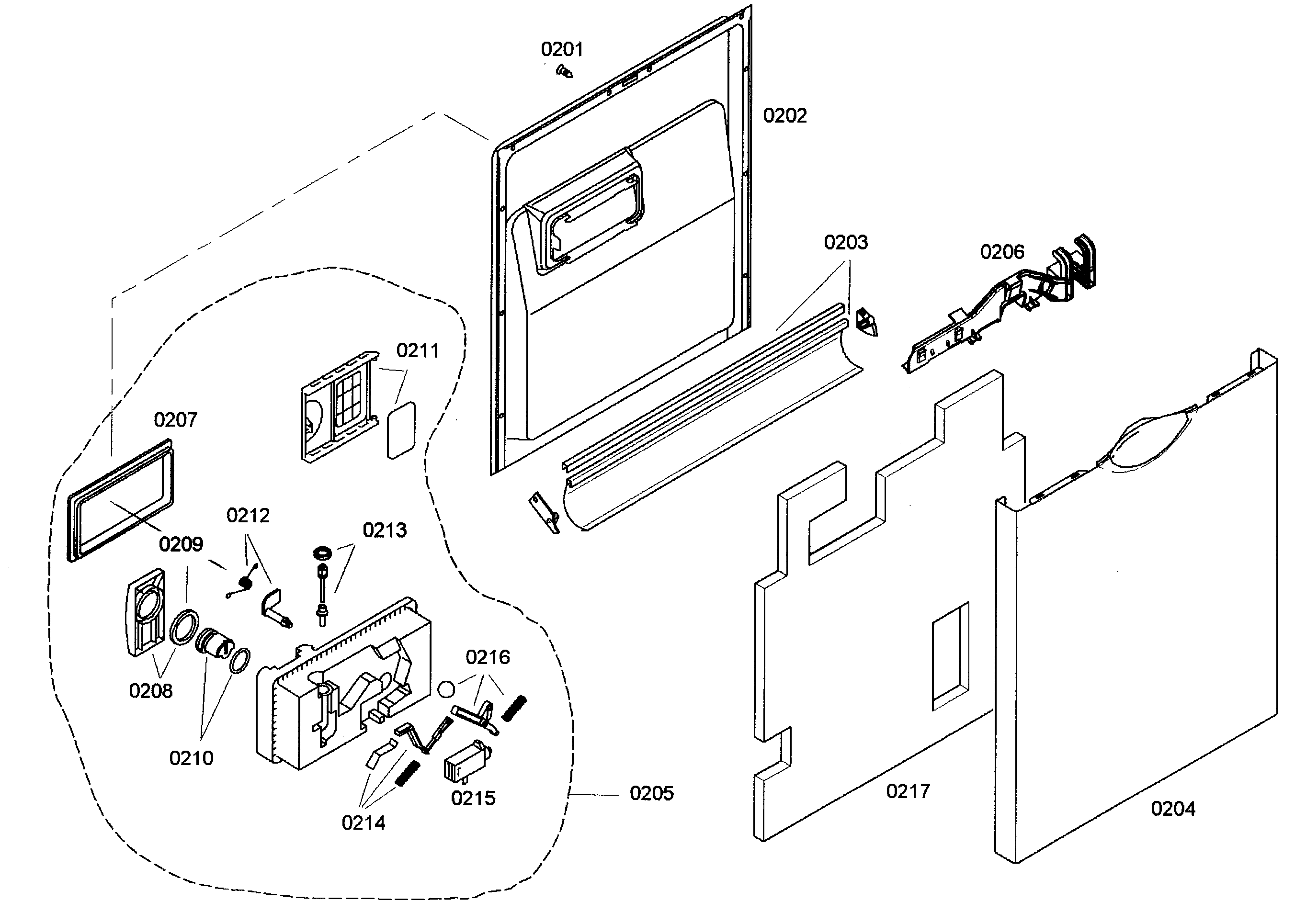 Door assy