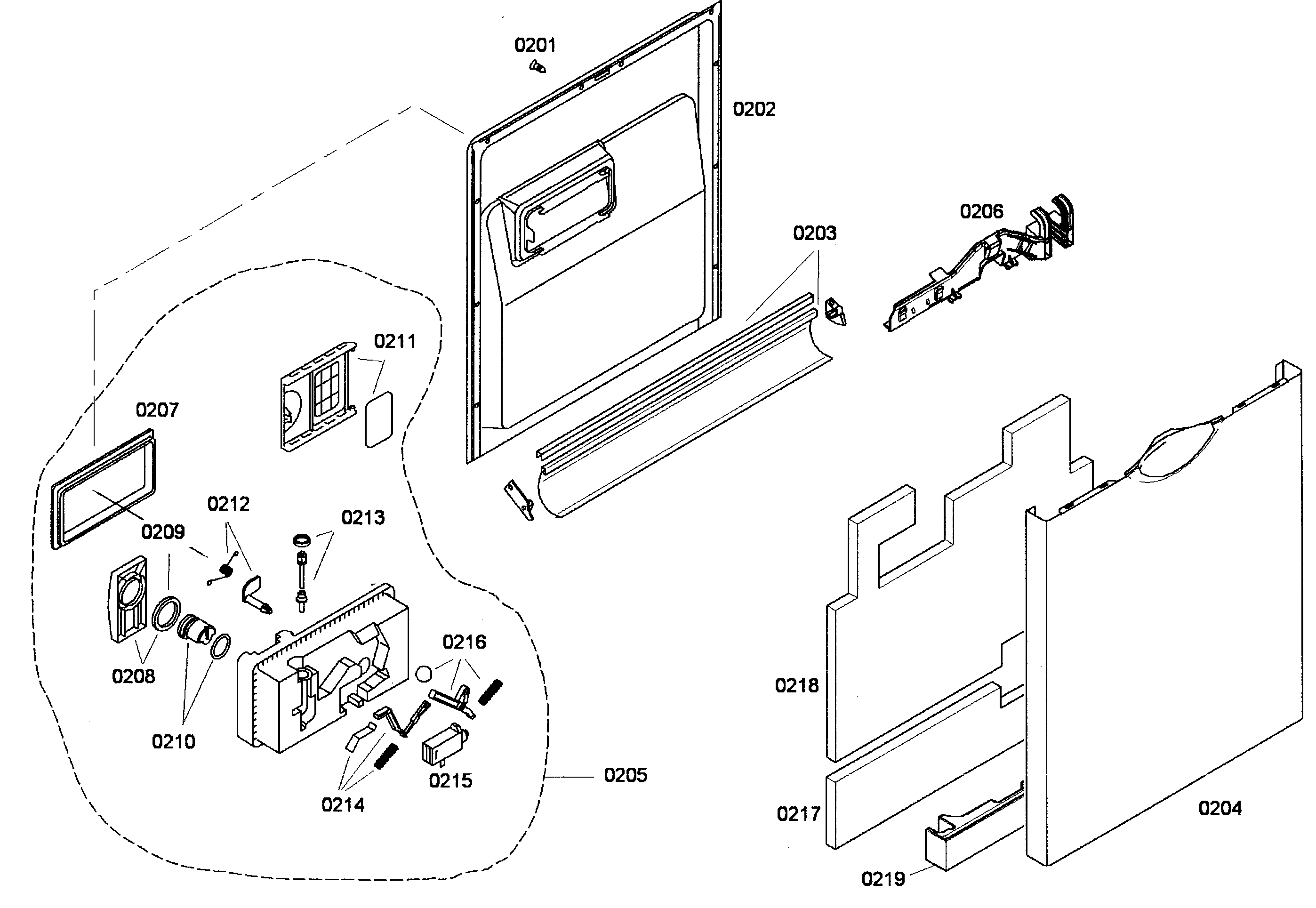 Door assy