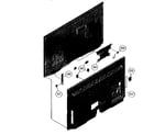 Sony KDL-40HX800 rr cabinet diagram