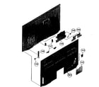 Sony KDL-55HX800 rr cabinet diagram