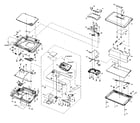 Panasonic DMP-B100P cabinet parts diagram