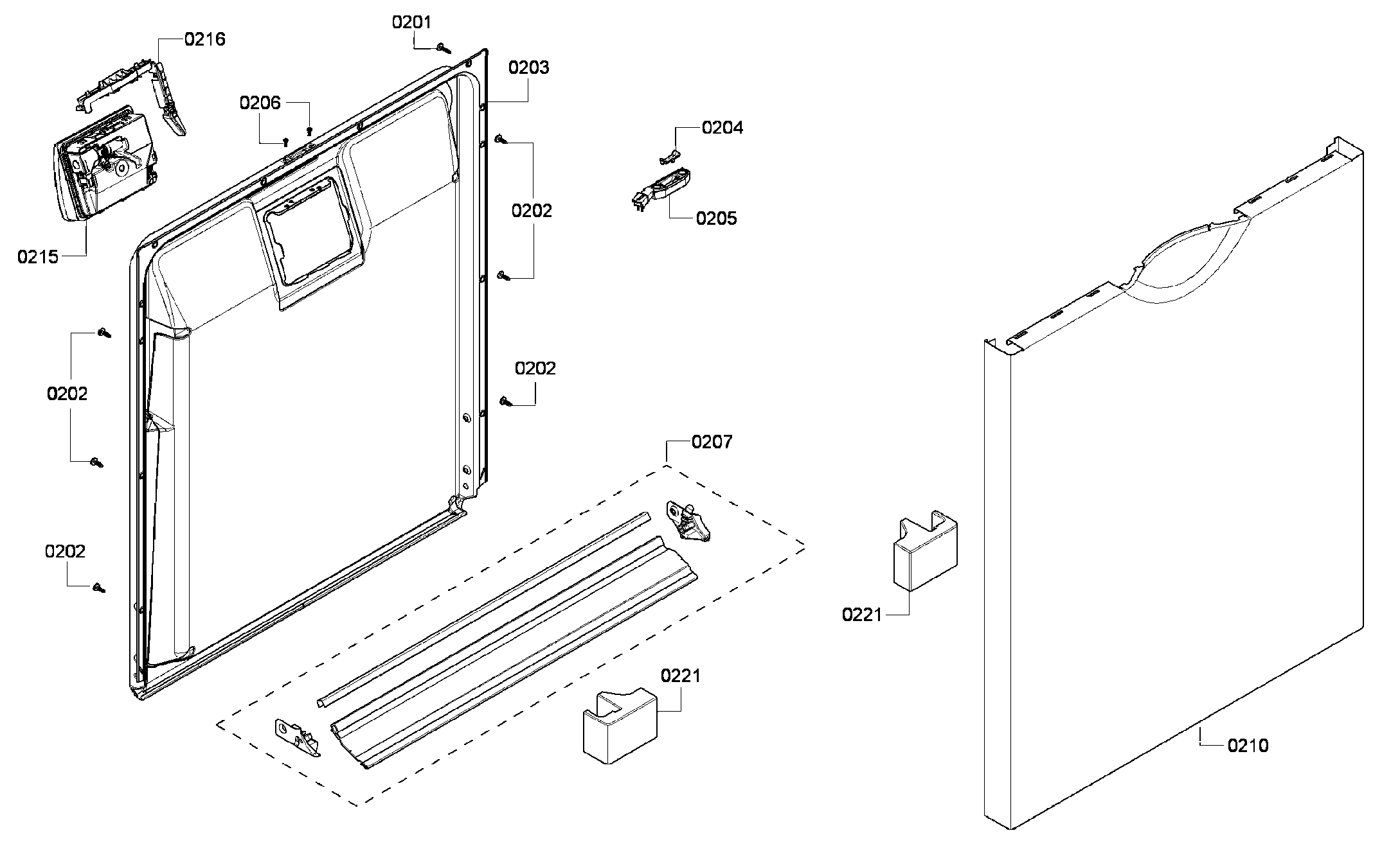 Door assy