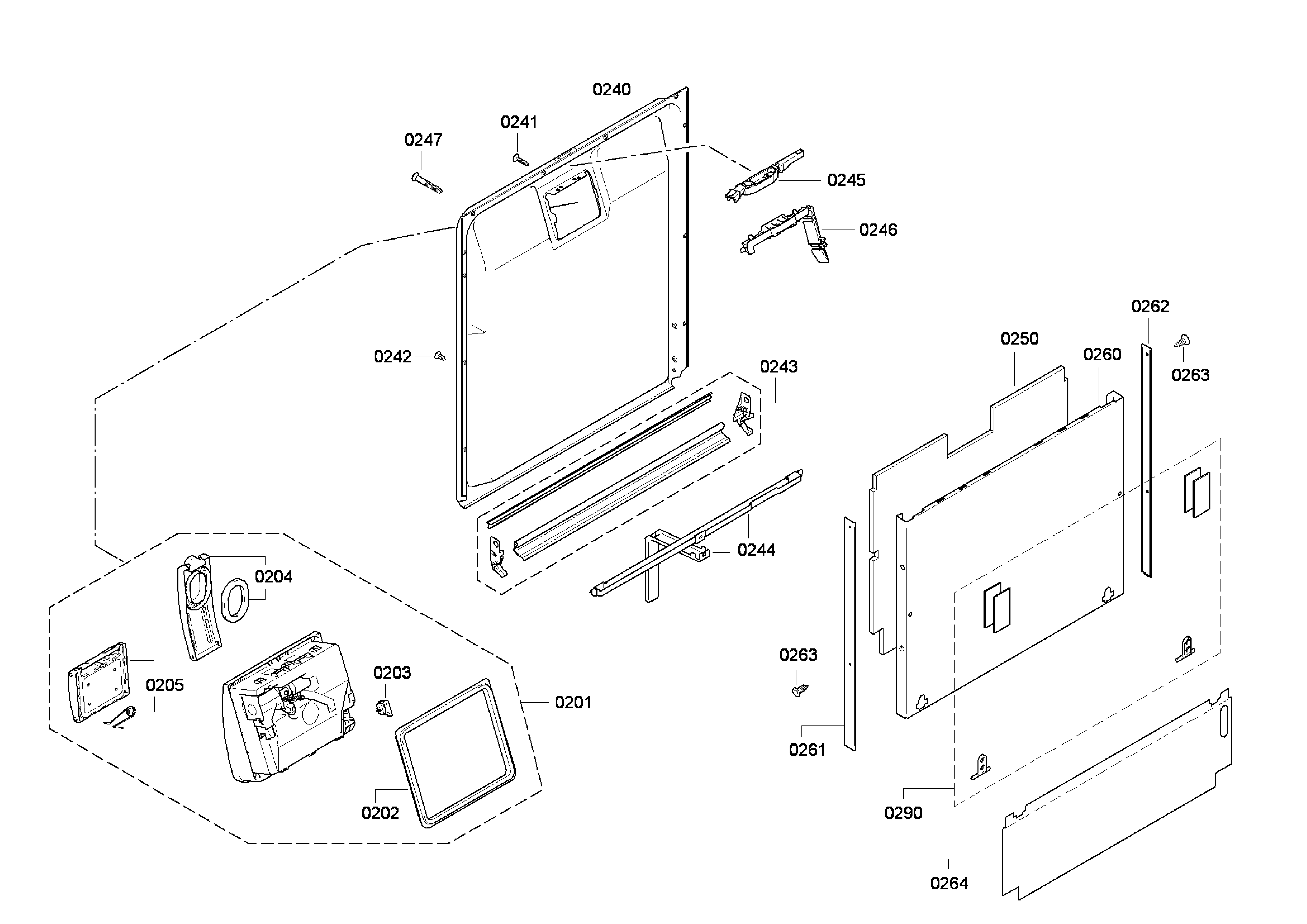 Door assy