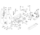 Thermador DWHD650GPR/16 base assy diagram