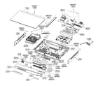 Samsung HT-C6600/XAA cabinet parts diagram