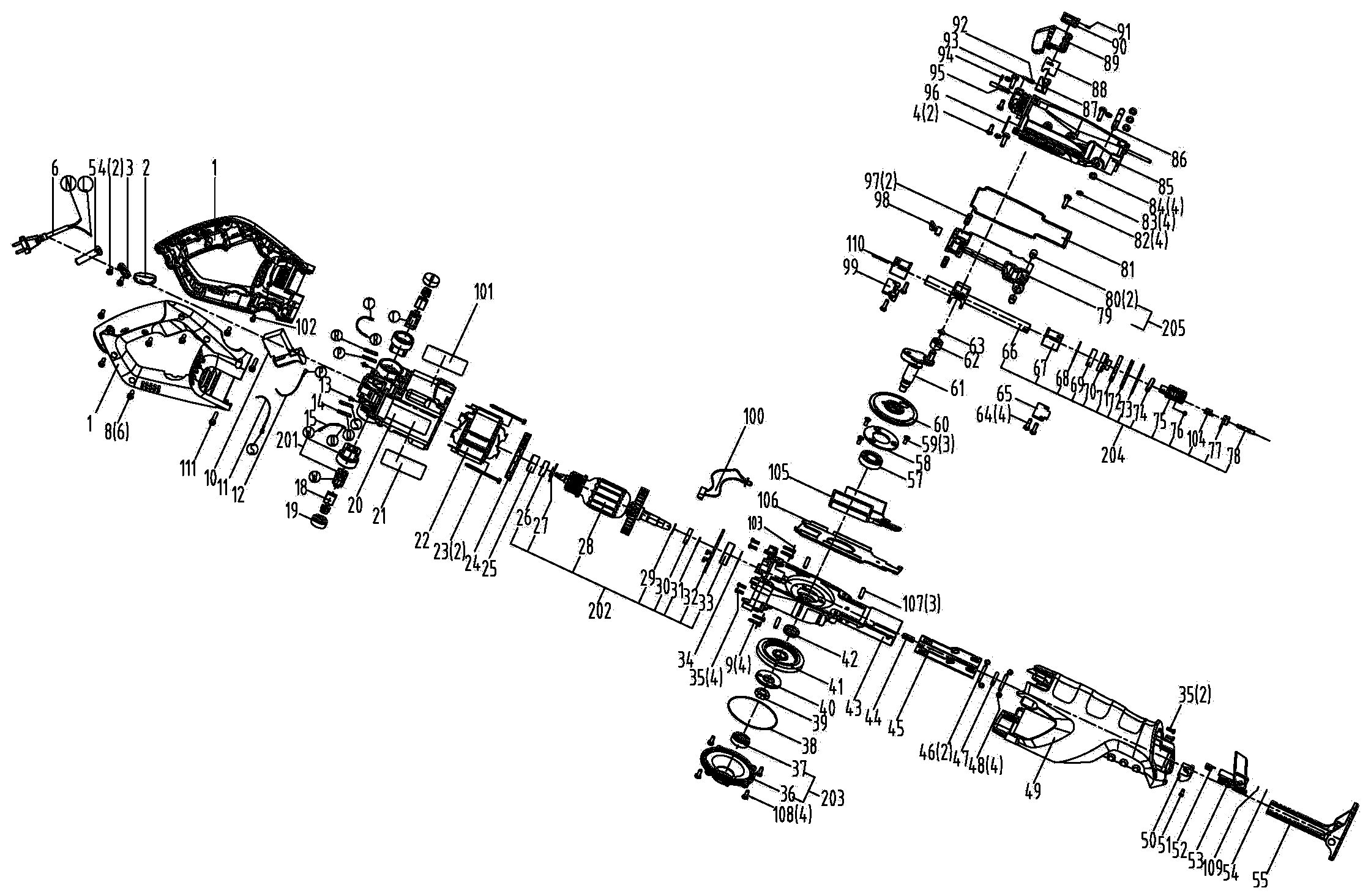 Saw parts
